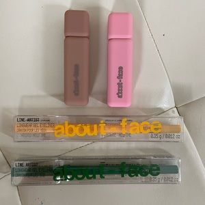 Bundle of about-face eyeliner and eye paint